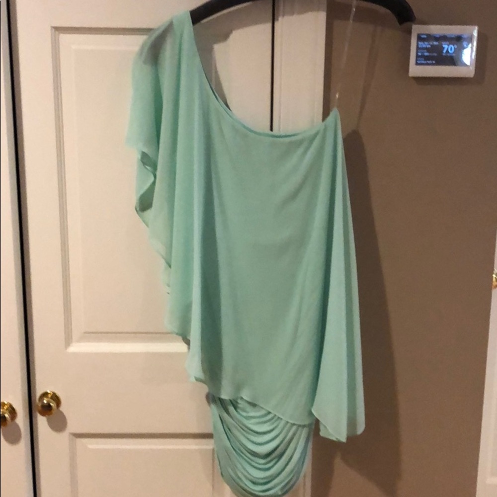 One shoulder dress